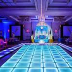 50*50*7cm HOMEI LED 3in1 Church Motor Club Lights for Wedding Stage Dyeing Dance