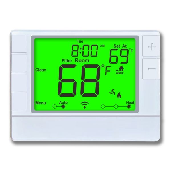 Coiiwsei LCD Digital Display Wired Room Thermostat with Non-programmable