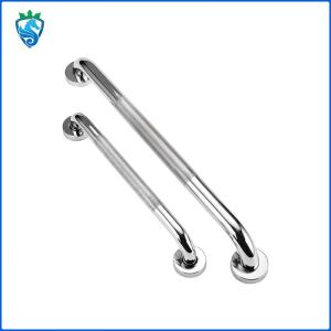 China 24&quot; Knurled Grab Rail Aluminum Handrail Profiles For External Use In Line Bathroom Handle factory