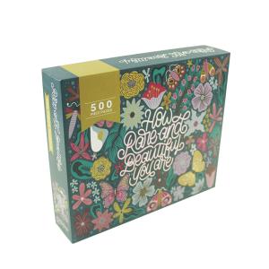 China Thickened Paper Jigsaw Puzzle Cardboard Game Jigsaw 500pcs Paper Puzzle factory