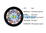 High Strength Fiber Optic Wire OM3 / OM4 With Black MDPE / HDPE Outer Jacket