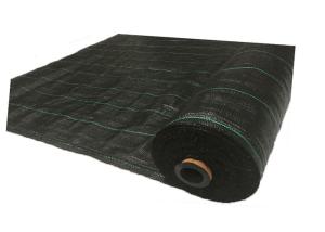 China PP / PE Black Weed Control Fabric Weaved By Circular Jet Loom Or Water Loom factory