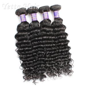 China Customized 7A European Weft Hair Extensions Deep Wave No Chemical factory
