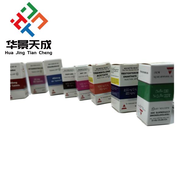 300g Paper Packaging Pharmaceutical Glass Vials Box Bodybuilding Printing 10ml