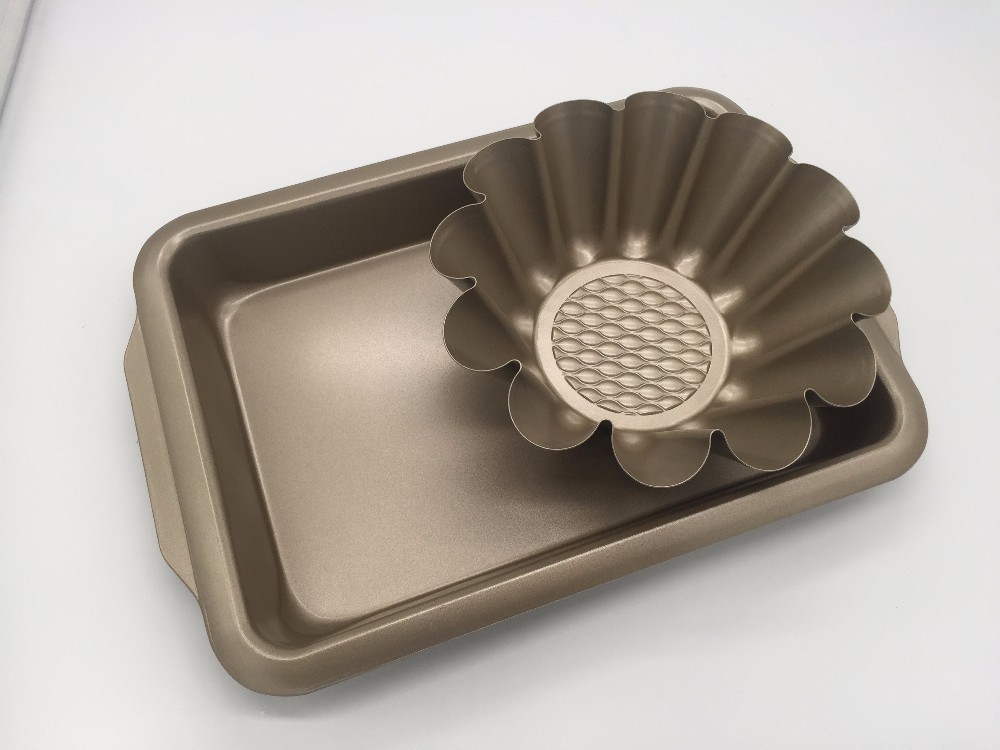 0.5mm carbon steel flower cake pan/bread pan/loaf pan/toast pan