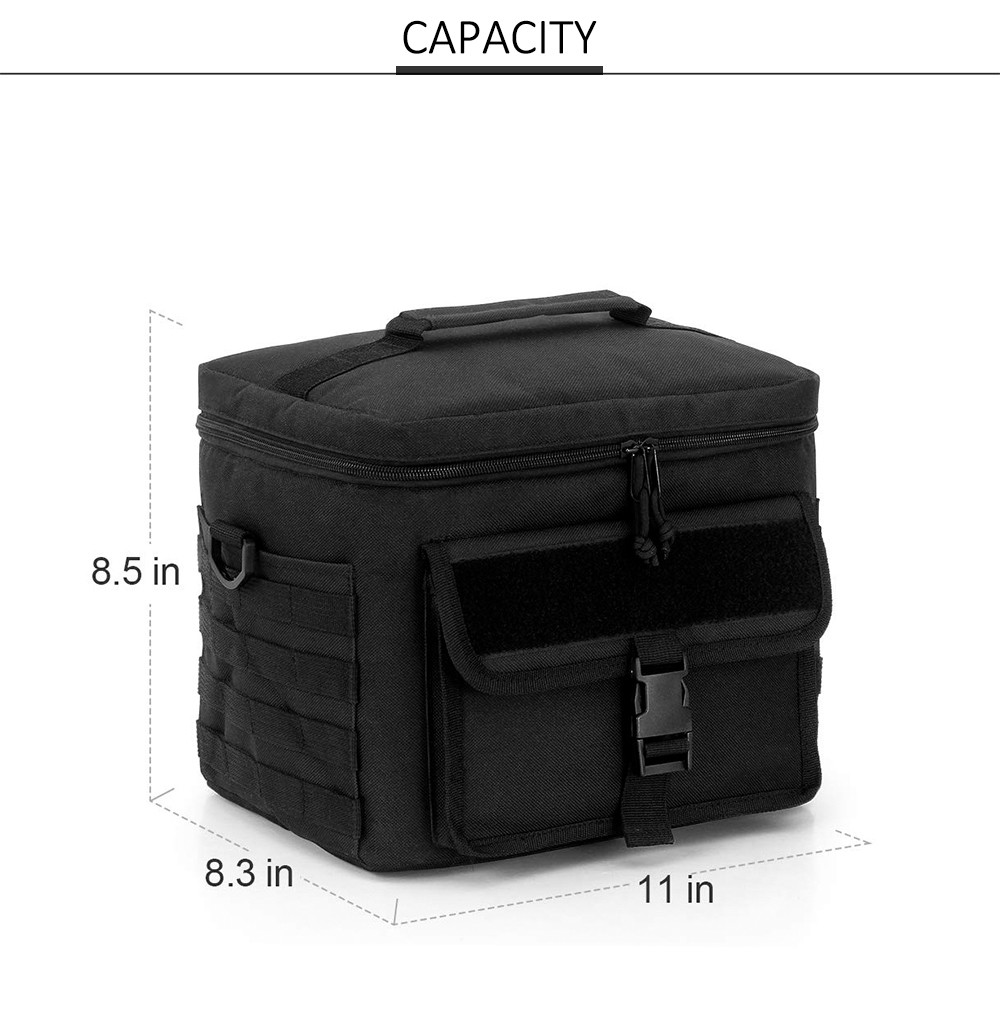 Tactical Insulated Meal Prep Lunch Cooler For Picnic