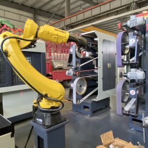 China 2 Grinding Machines Deburring Function Robotic Polishing Machine for Smooth Finishing on sale