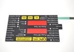 Flat Non Tactile Membrane Switch Keypad For Household Appliances 0.3mm Thick