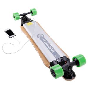 China Long Board Electric Penny Board With 237.6Wh Lithium Ion Battery , 28km Max Range factory