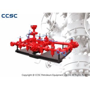 China 10000psi Hydraulic Choke Valve , Flanged Connection Adjustable Choke Valve on sale