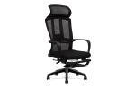 DIOUS Black 2.5mm Mesh Staff Chair Comfortable With Footrest