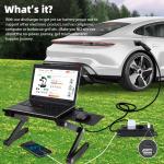 Customized Input Voltage European Standard 13A 110V-250V EV Car Discharge Gun