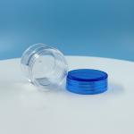 Travel-Friendly 20g 30g Small Clear Plastic Jar with Lid Cosmetic Cream Jar