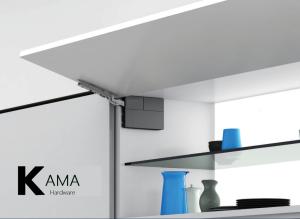 China 26mm Thickness Cabinet Door Lift System Heavy Duty 6 Directions Adjustment Soft Quiet factory