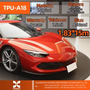 China Size 1.83*15m 71in*50ft Hydrophobicity Self Healing Roll Anti Scratch Wrap PPF TPU Car Protection Film factory