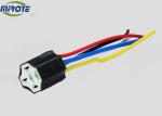Recamic Socket Auto Wiring Harness 12V 5 Pins , SPDT Replacement Wire Harnesses