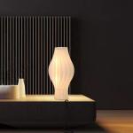 Acrylic Bedside LED Table Lamp Modern Nordic Pleated Grass Skirt Tricolour