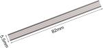 Electric Planer Part 82x5.5x1.1mm Reversible Wood Planer Blades for Bosch PA1202