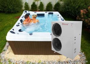 China Meeting 2020 high quality air source hot water heat pump EVI spa swimming pool water heater factory