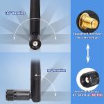 Dual band wifi antenna 2.4GHz 5.8GHz rubber wireless communication antennas with