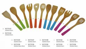 China Anti-Bacteria Natural Wholesale Wooden Bamboo Kitchen Utensils on sale