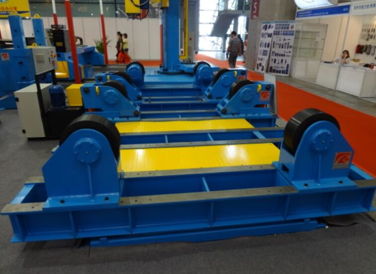 Pipe Growing Line Used Hydraulic Fit Up Turning Roll 200T Bridge Pile Job