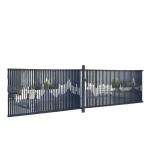 316ss Porch Aluminum Deck Railing Fence Post Fence 1.2m Height