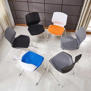 China Outdoor Chairs Pp Back Metal Frame Stackable Leisure Dining Chair factory