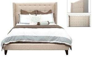 China Hotel bedroom furniture,bed,hotel bed,Upholstery bed B-56 factory