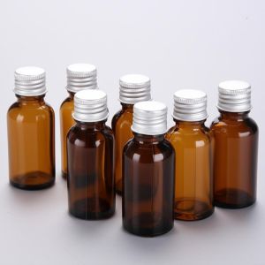 China Provided Freely Amber Cosmetic Bottles with Screw Cap Closure Type factory