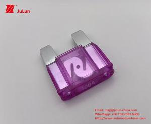China Medium Size Plug In Automotive Blade Fuses 10A Small Low Pressure 32V PC Material High Temperature factory