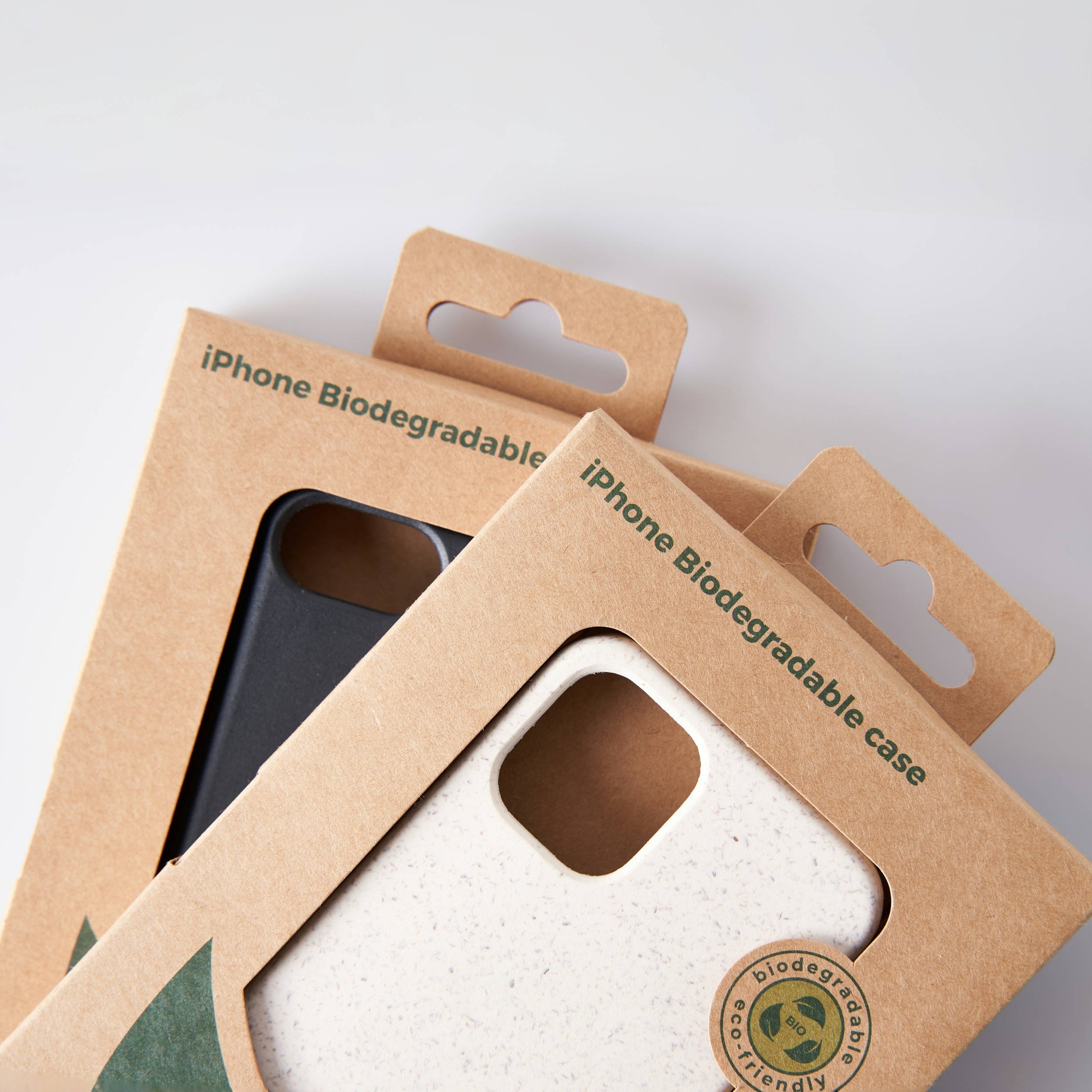 Custom logo kraft paper phone case drawer packaging box for phone case paper boxes