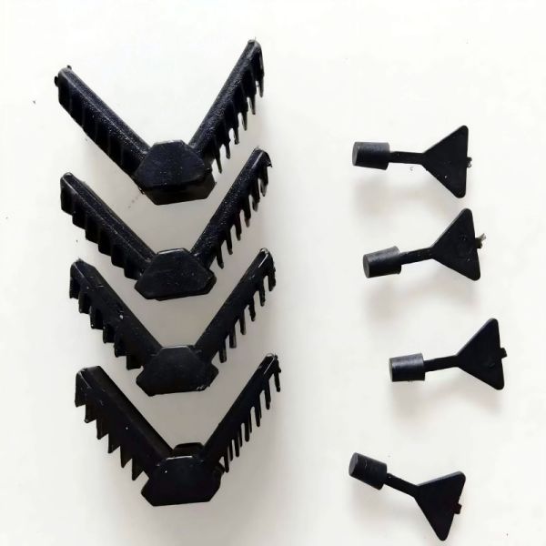 China 6a-27a Modern Design Corner Key Accessory Hotel Use Plastic and Glass Seal for Door & Window Insulating Spacer Bars factory