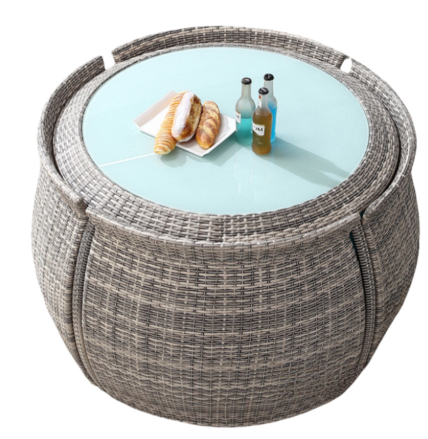 Dining Outdoor Rattan Bistro Table Set Relax Stylishly Comfortably Garden Bistro DL