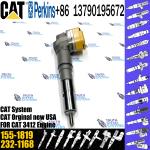 3412 Engine Excavator Parts Diesel Fuel Injector 155-1819 222-5967 232-1175 171