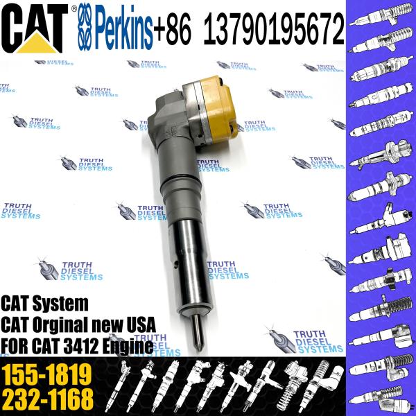 3412 Engine Excavator Parts Diesel Fuel Injector 155-1819 222-5967 232-1175 171