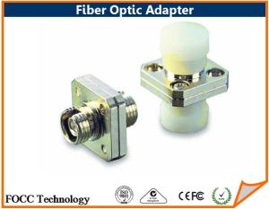 China SC Duplex Square FC Fiber Optic Adapter Connector Flange Type For Multimode PC factory