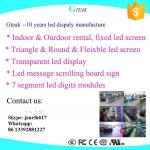 Outdoor waterproof gas station led price sign shenzhen manufacture
