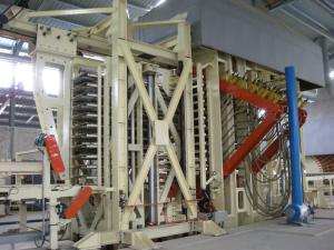 China Bamboo Particle Board Production Line High Productivity Panel 2440 x 1220 MM factory