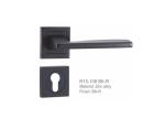 Modern Zinc Alloy Door Handle , Commercial Door Handle 58*85mm Customized Design