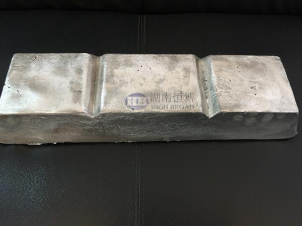 MgCa25% Refine grain Magnesium calcium MgCa alloy master alloy Used in