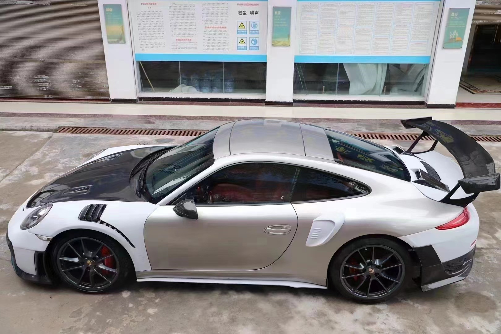 Auto Parts for Porsche 911 991.1 Upgraded GT2RS Body Kit 991.1 Upgraded GT2RS Front and Rear Bumper Spoiler Body Kit