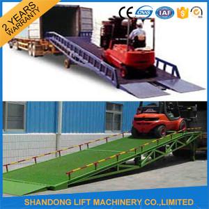 China 8 Ton Steel Trailer Ramp for Container Loading / Unloading 0.75kw 2.2kw Power factory