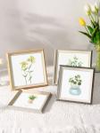 Modern Small Wooden Picture Frames MDF Wooden Wall Art Floater Frame For Home
