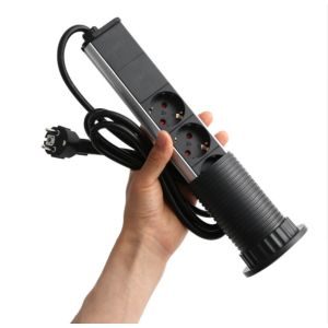 Electrical Kitchen Pop Up Power Sockets Multifunctional Vertically Installed