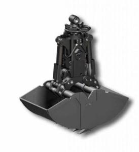 China 5-40ton Excavator Hydraulic Rotating Grab Clamshell Bucket for all type excavators factory