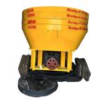 1200 Model Cast Steel Double Rollers Wet Pan Mill For Gold Silver Ore Stone