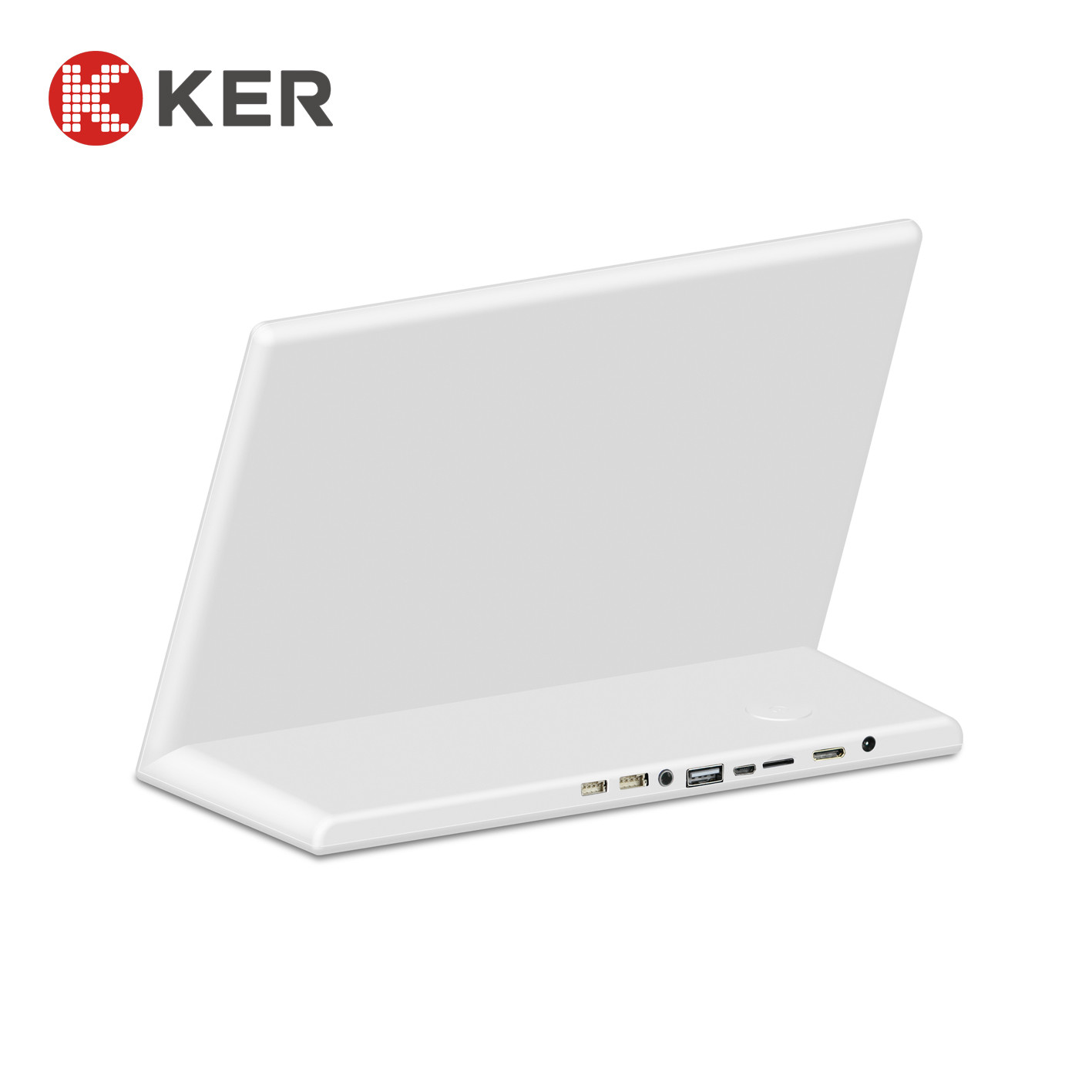 White 10.1'' Cortex A7 All In One PC Touch Screen For Advertisement