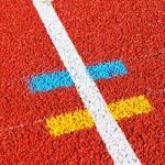 All-Weather Athletic Running Track By Recycled EPDM SBR Granules Materials With
