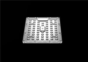 China Super Transmittance 93% RGB LED Lens , L130*W130mm Dimension Linear LED Lens factory